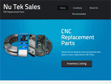 Tablet Screenshot of nuteksales.com